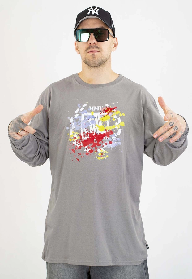 Longsleeve Diil Splash szary