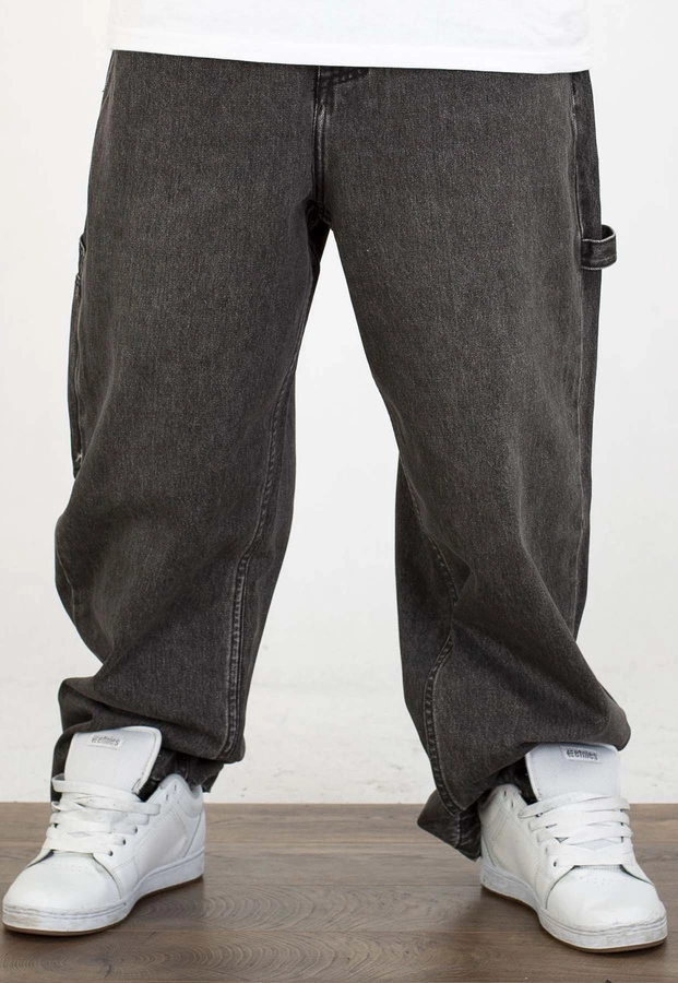 Spodnie Mass Jeans Extra Baggy Fit Wall black washed