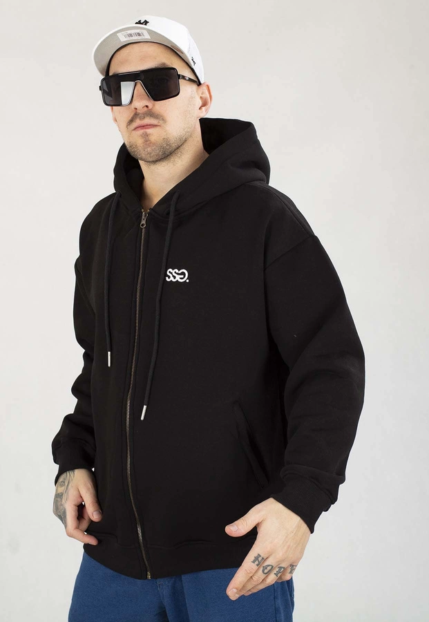 Bluza SSG Z Kapturem ZIP Small Logo czarna