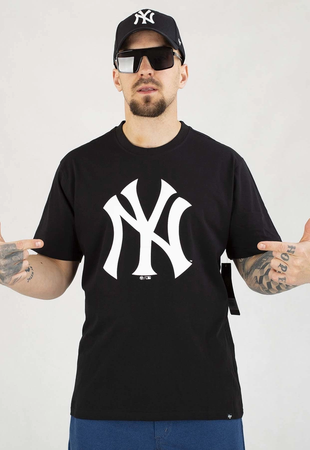 T-shirt 47 Brand MLB New York Yankees Imprint Echo 544088 czarny