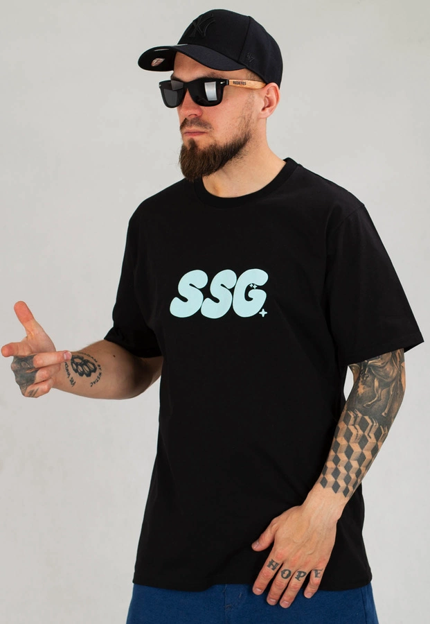 T-Shirt SSG Puff czarny