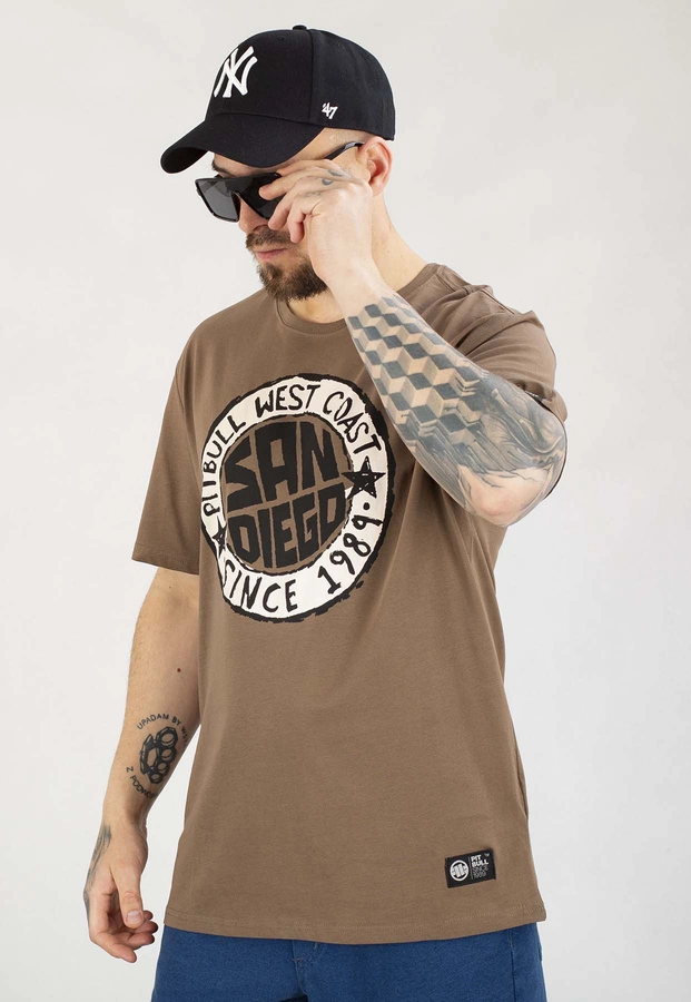 T-shirt Pit Bull San Diego Sun 170 dark brown