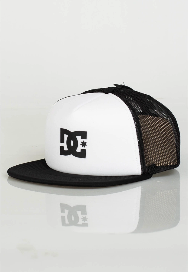 Czapka DC Shoes Gasstationtrkr ADYHA04061-XWWK biało czarna