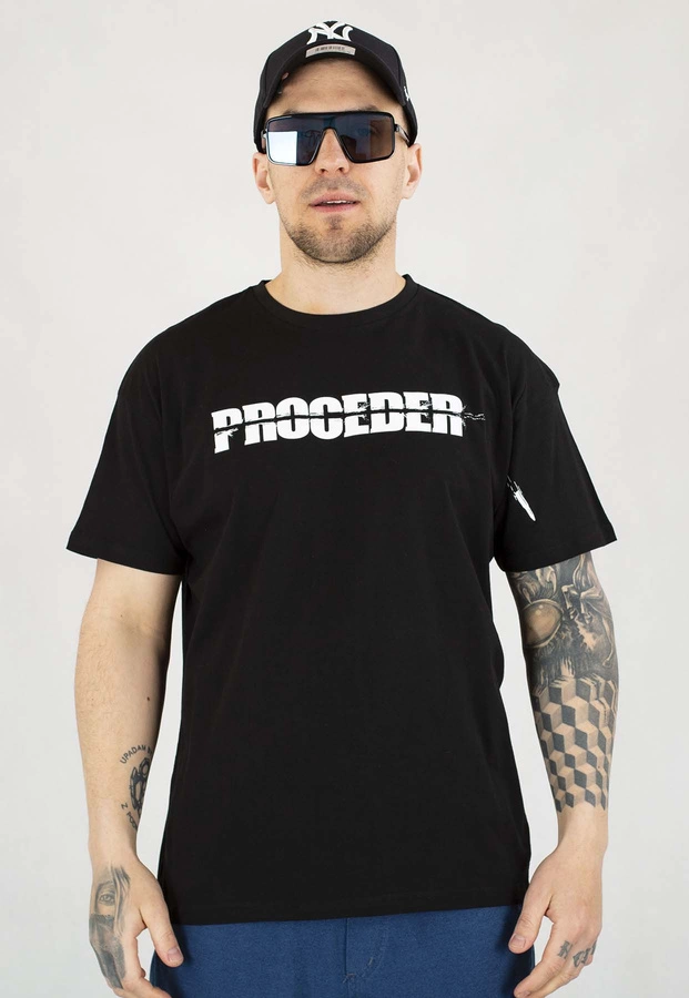 T-shirt Chada Proceder Bullet czarny