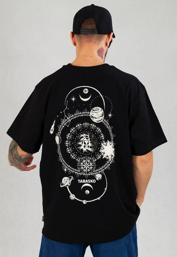 T-shirt Tabasko Cosmos czarny