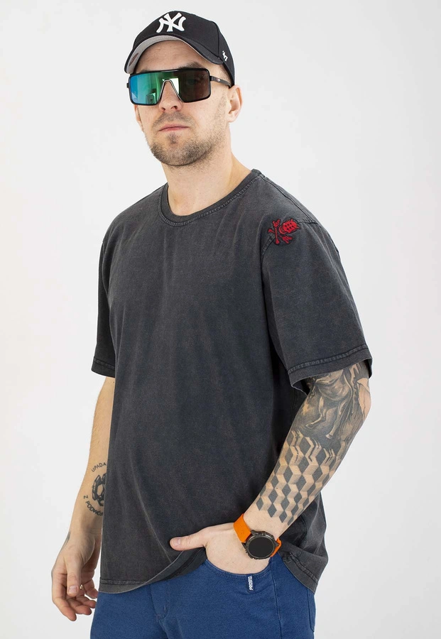 T-shirt Stoprocent Dice czarny 