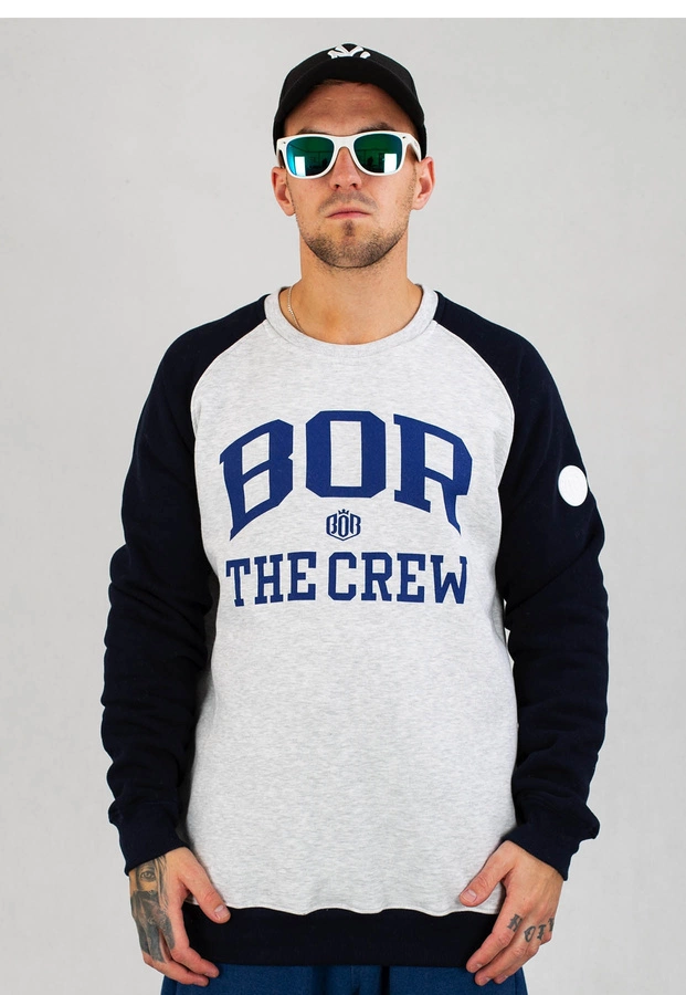 Bluza B.O.R. Biuro Ochrony Rapu Bor The Crew szara