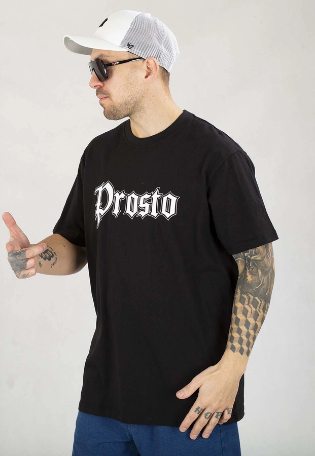 T-shirt Prosto Traz czarny