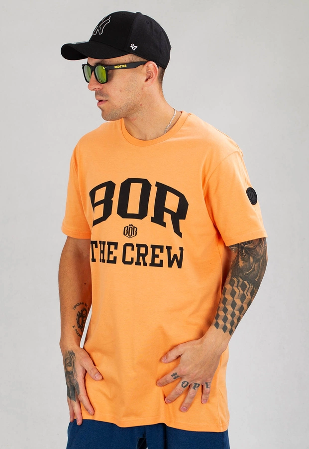 T-shirt B.O.R. Biuro Ochrony Rapu The Crew jasno brązowy