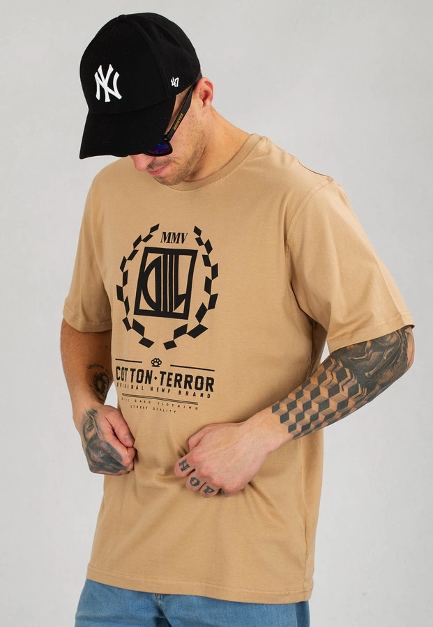 T-shirt Diil Racter beżowy