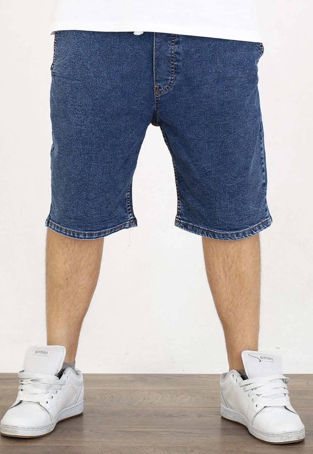 Spodenki Jigga Wear Baggy Crown Dark Blue Gold