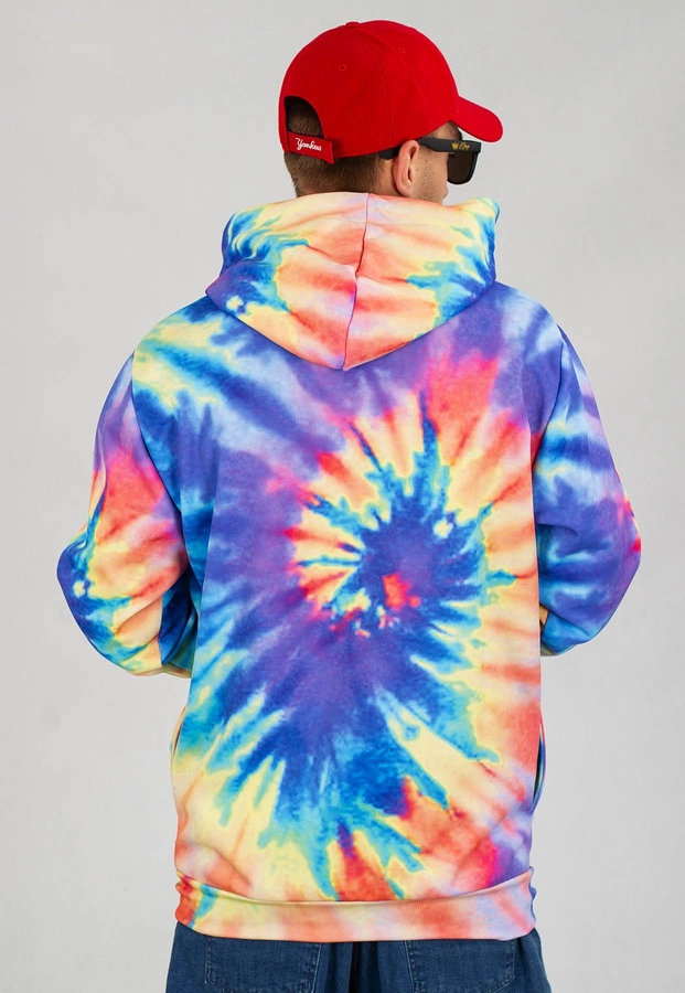 Bluza El Polako Premium Tie Dye Throw różowa