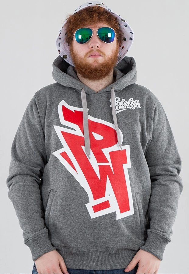 Bluza Polska Wersja PW Kolor ciemno szara