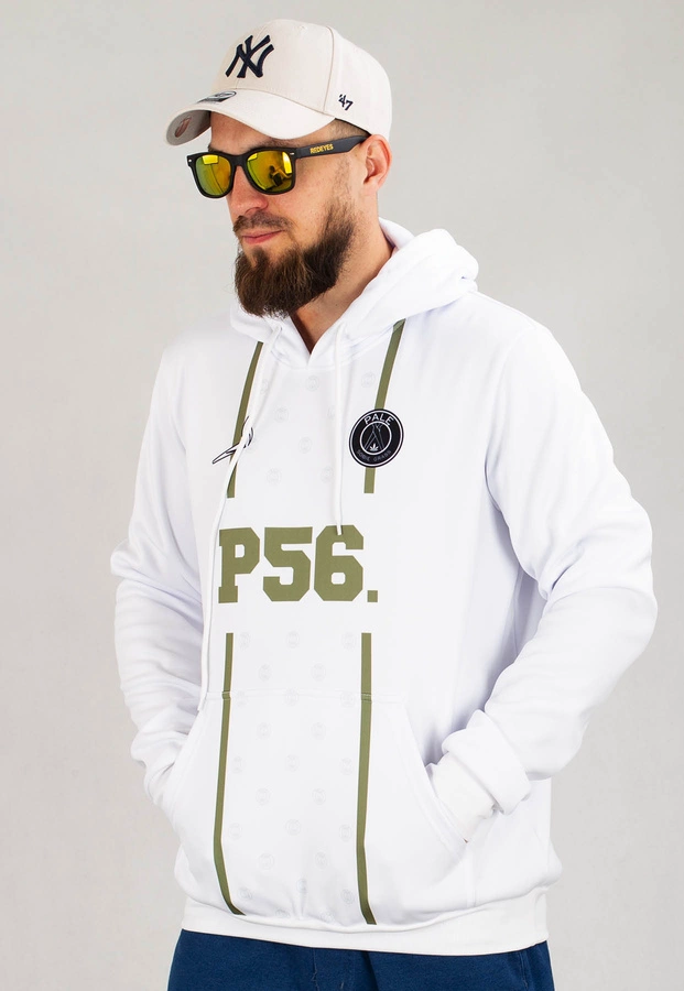 Bluza Dudek P56 Hoodie Palę Sobie Grass Football biała