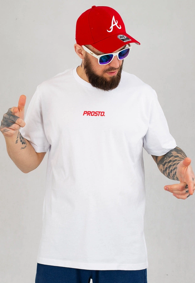 T-shirt Prosto Outshield biały