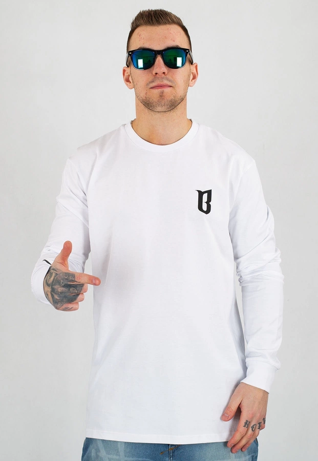 Longsleeve B.O.R. Biuro Ochrony Rapu Classic BorCrew biały
