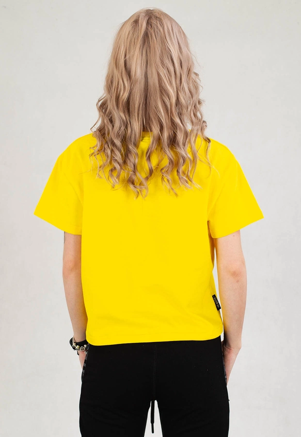 T-shirt Ciemna Strefa Crop Top Cs Girls żółty