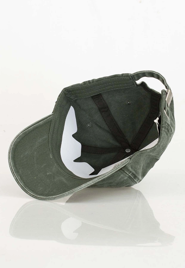 Czapka 6 Panel Prosto Infinity zielona sprana