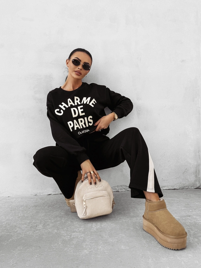 Bluza Olavoga Bez Kaptura Charme czarna