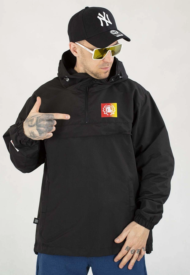 Kurtka Diil Przejściowa Kangur Gradient czarna