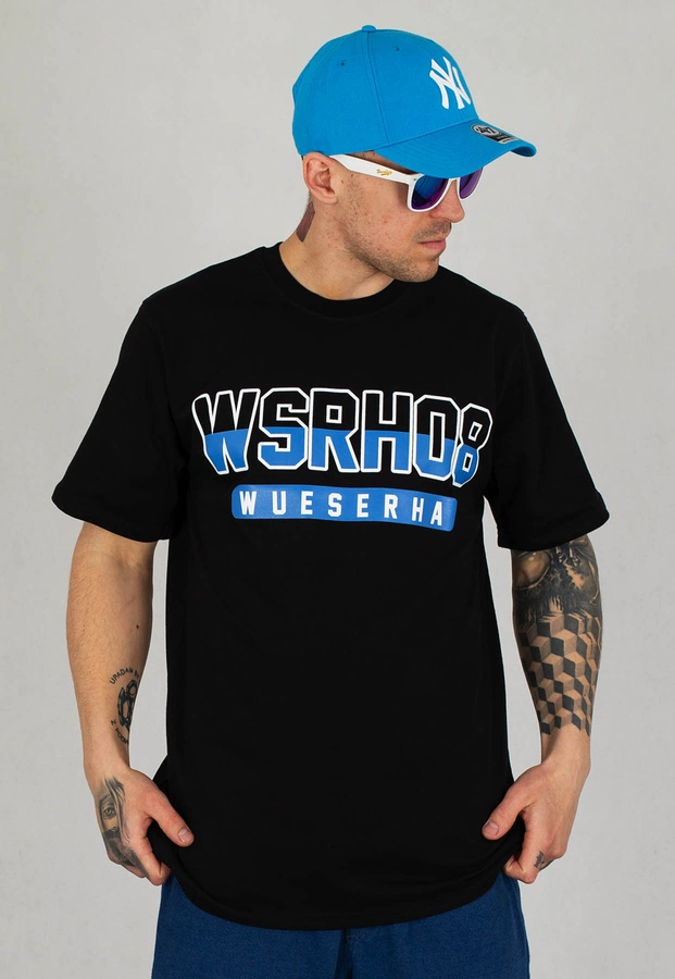 T-shirt WSRH 08 czarny