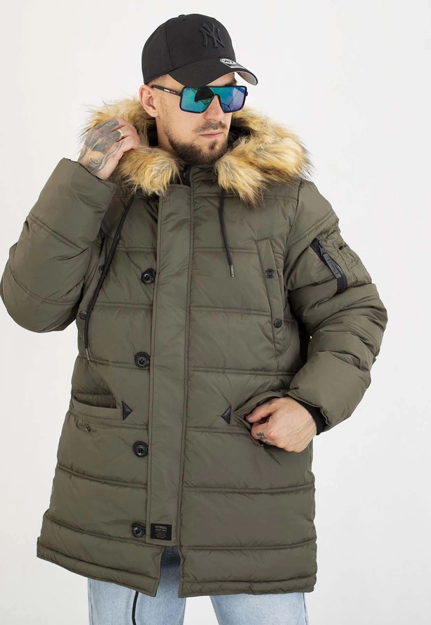Kurtka Pit Bull Zimowa Parka Kingston II olive