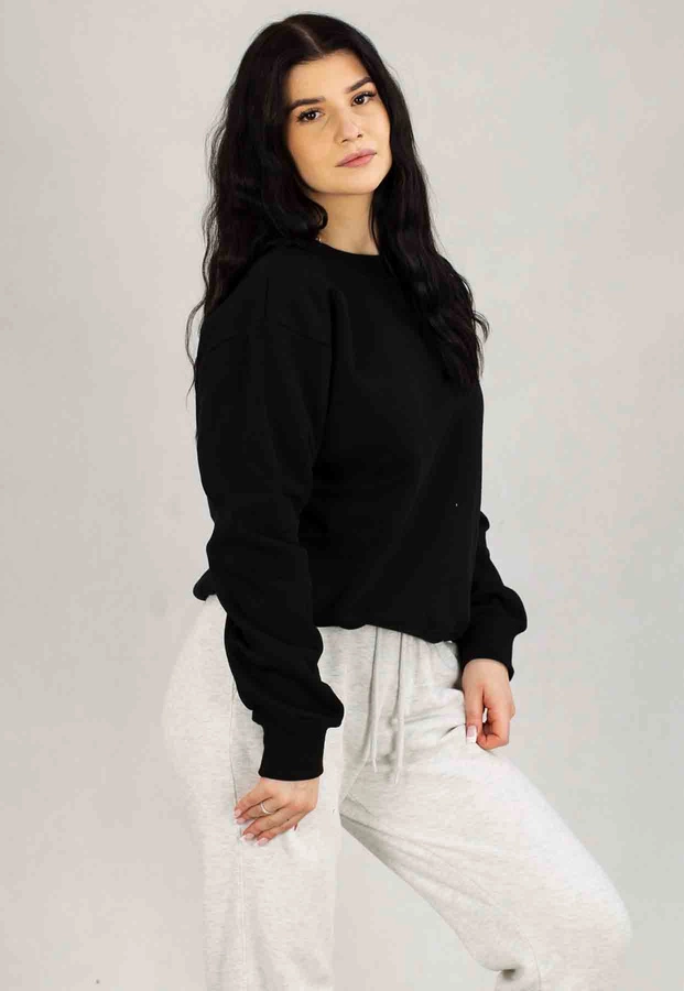 Bluza Nice View Brand Bez Kaptura Small czarna