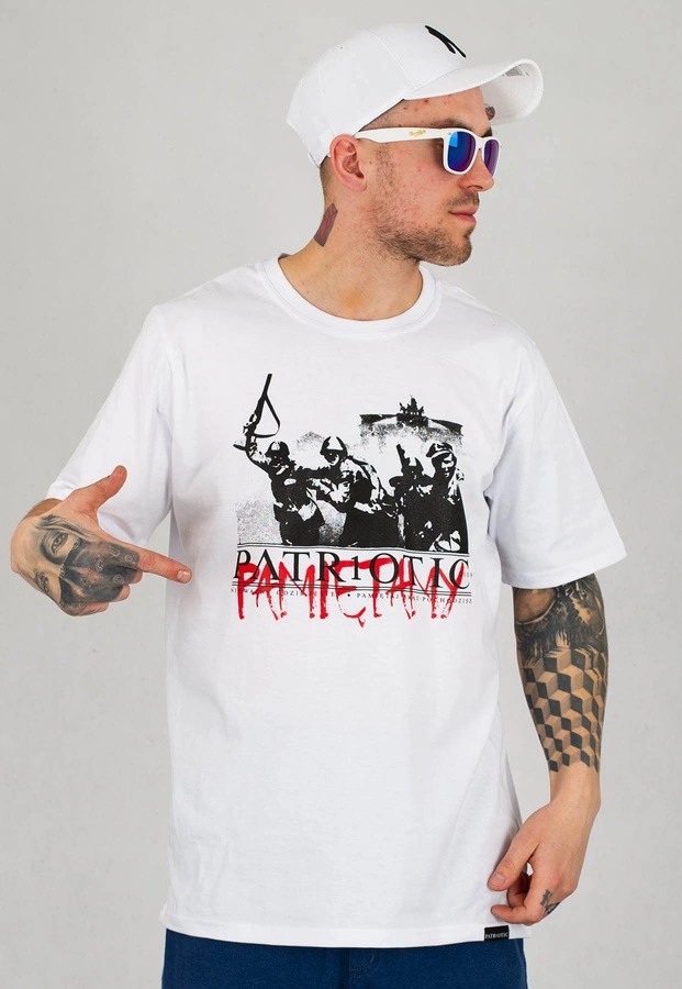 T-shirt Patriotic Pamiętamy biały