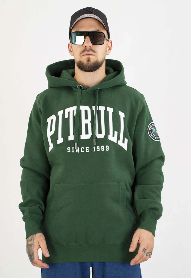 Bluza Pit Bull Z Kapturem Norton hunter green