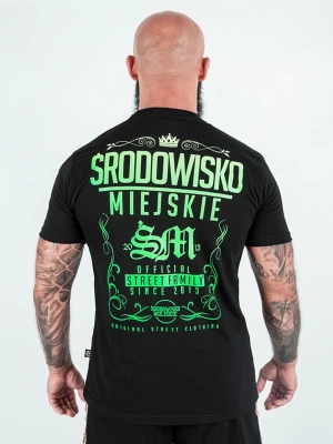 T-shirt Środowisko Miejskie Theme 2.0 czarno zielony