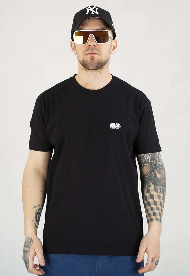 T-shirt Lucky Dice Small Dice czarny