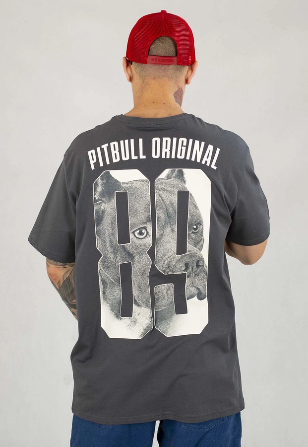 T-shirt Pit Bull Eighty Nine Dog grafitowy