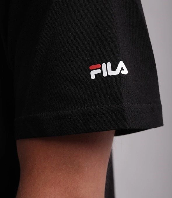 FILA-Classic Logo T-shirt Czarny