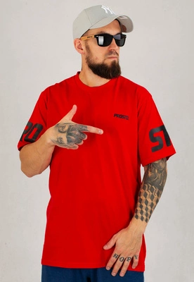 T-shirt Prosto Travers czerwony