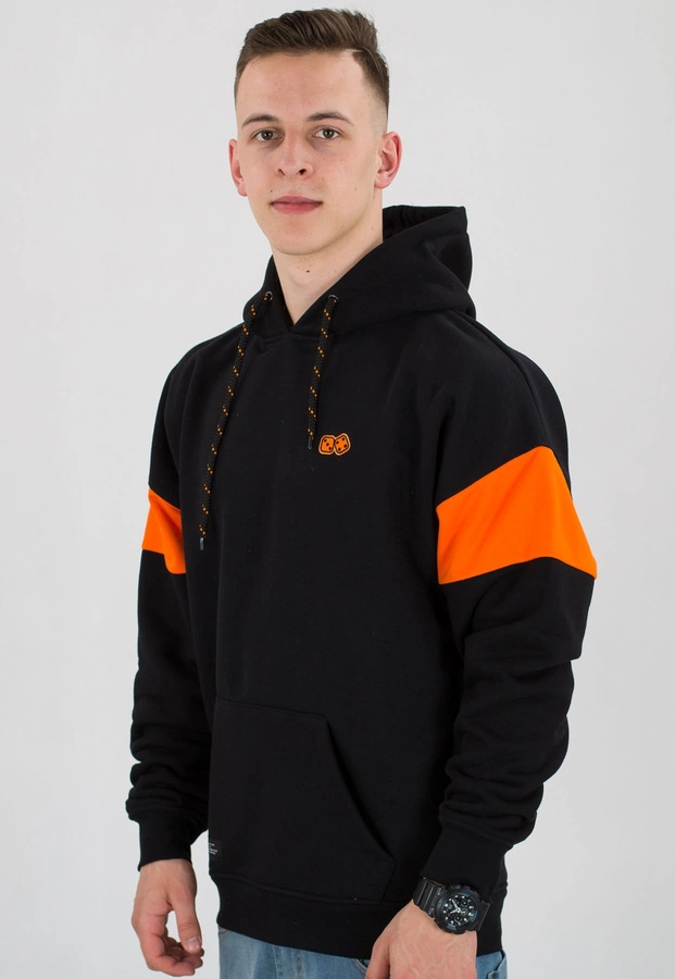 Bluza Lucky Dice Nine Letters czarno pomarańczowa