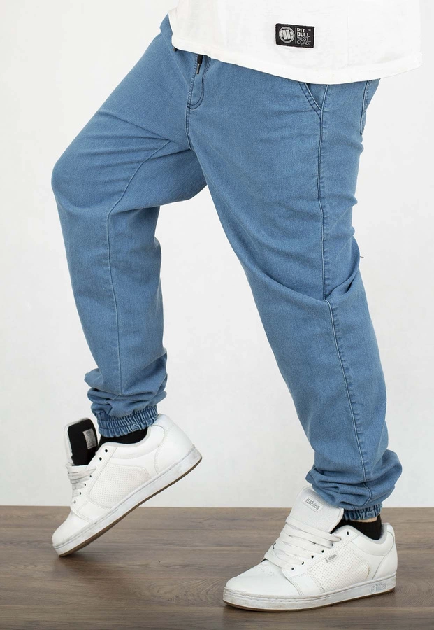 Spodnie Patriotic Jeansowe Laur jasno niebieskie
