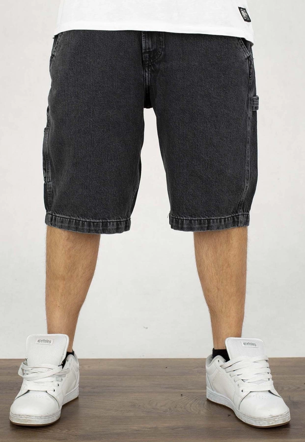 Spodenki Pit Bull Carpenter Jeans Shorts Black Denim