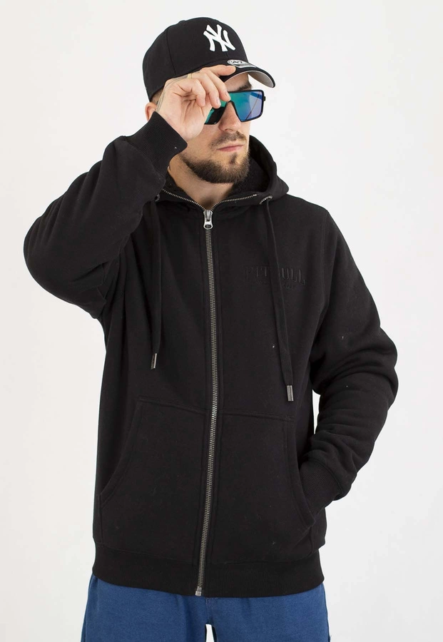 Bluza Pit Bull Z Kapturem ZIP Ruffin Detroit black black