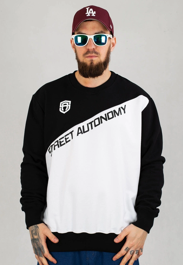 Bluza Street Autonomy Crewneck Cosmic czarno biała