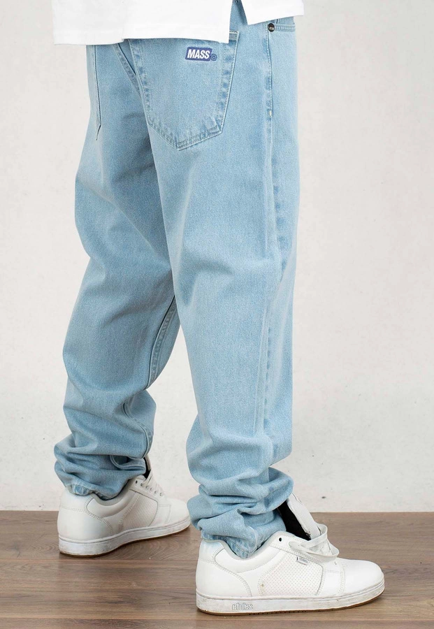 Spodnie Mass Jeans Baggy Fit Box light blue