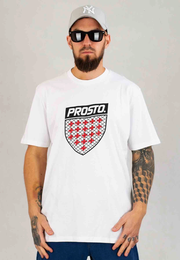 T-shirt Prosto Tripad biały