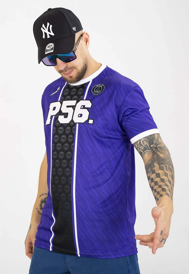 T-shirt Dudek P56 Palę Sobie Grass Football fioletowy
