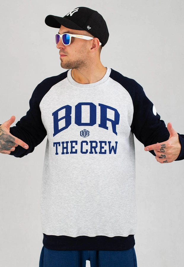 Bluza B.O.R. Biuro Ochrony Rapu Bor The Crew szara