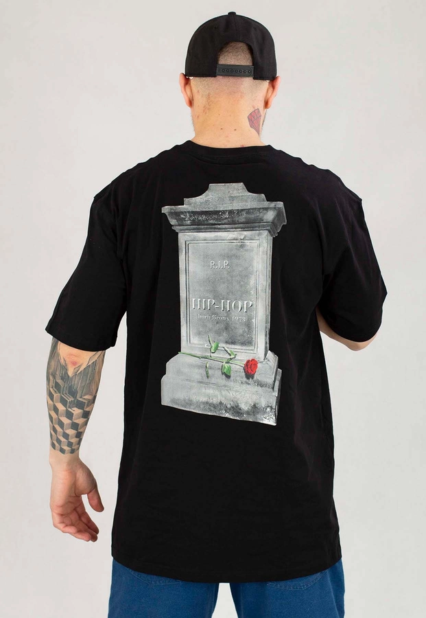 T-shirt Mass Gravestone czarny