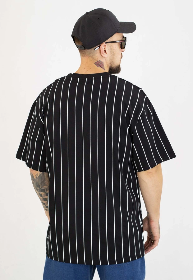 T-shirt Karl Kani KK Small Signature pinstripe 6030153 czarny