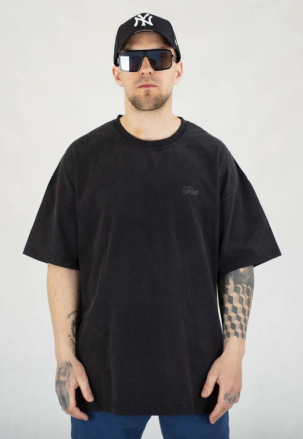 T-shirt Prosto Baggy Hex grafitowy