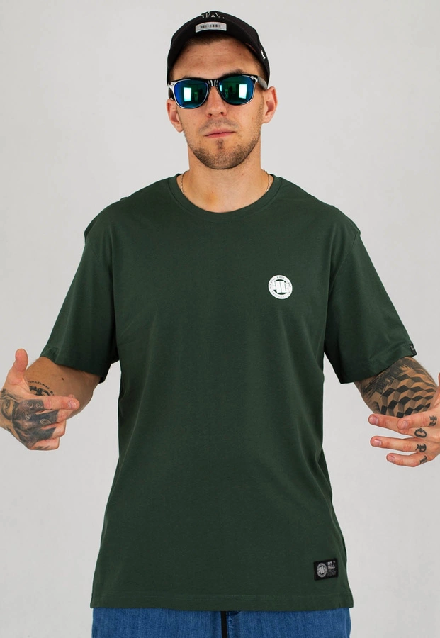 T-shirt Pit Bull Small Logo zielony