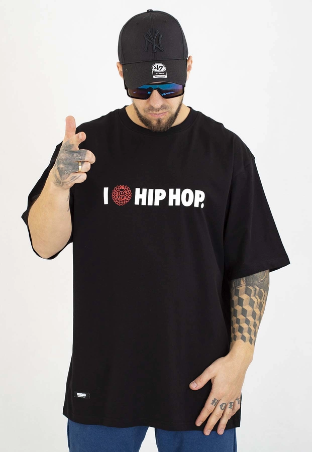 T-shirt Mass Feelings czarny