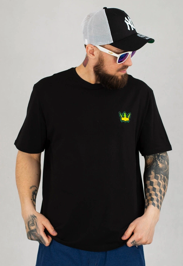 T-shirt Jigga Wear Wide Tee czarno zielony