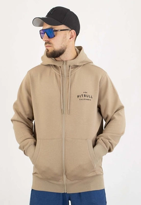 Bluza Pit Bull Z Kapturem ZIP Sampson pale sand